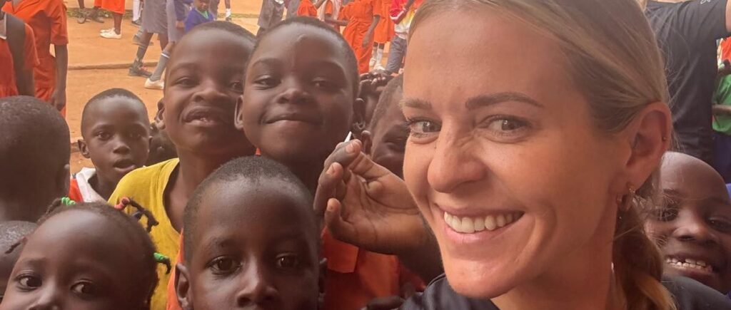 Stephanie in Uganda with Dubai 7s