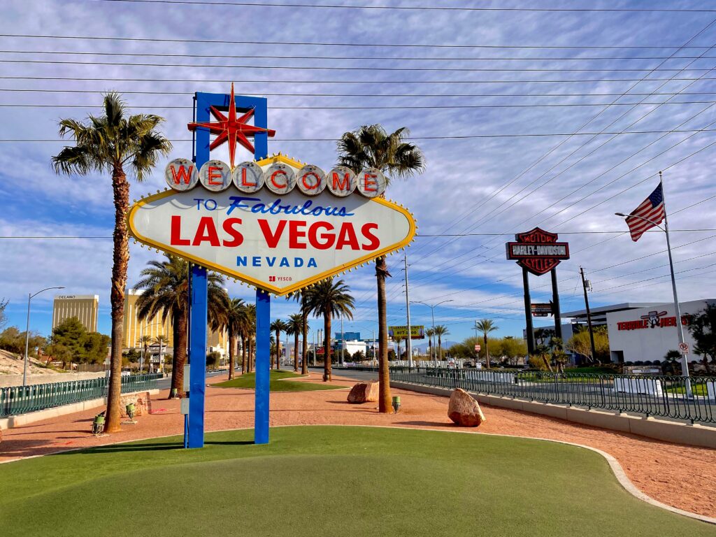 Sign that says Las Vegas