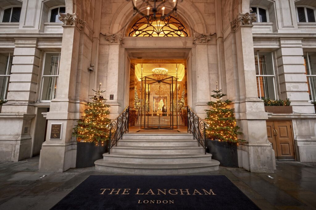 exterior of the Langham hotel