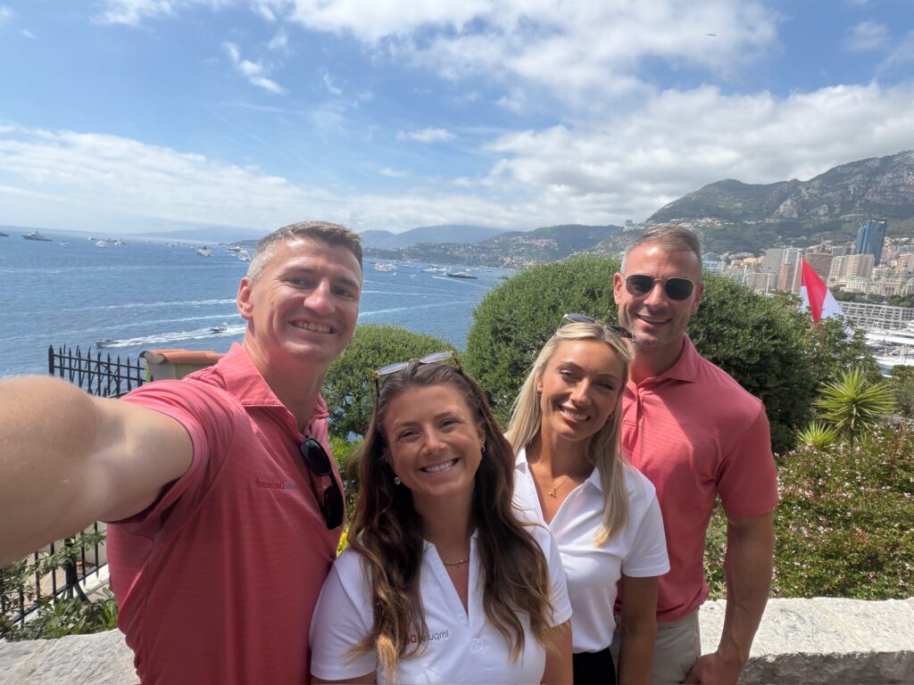 Monaco F1 team selfie