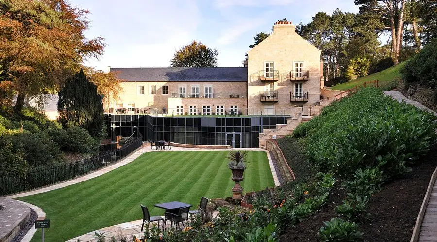 View of Saltmoore Hotel from the garden